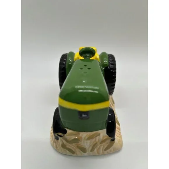 John Deere Tractor  Salt and Pepper  Shakers John Deere Green Farm House Country - Picture 4 of 13